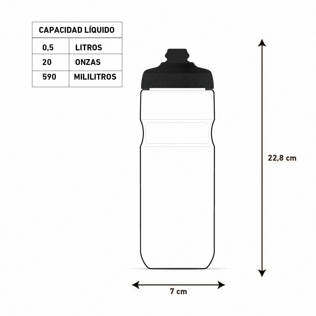 Botella Breakaway 600ml Silver