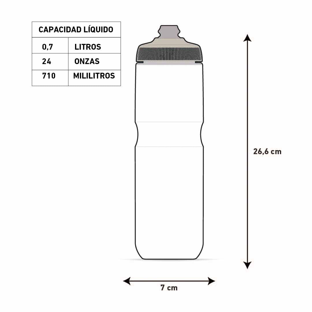 Botella Breakaway 700ml Silver